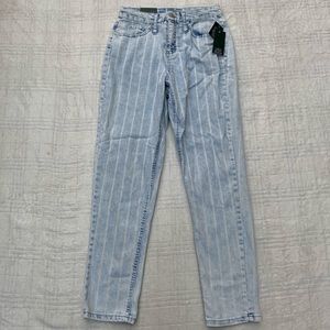 Wild Fable Striped High Waisted Mom Jeans